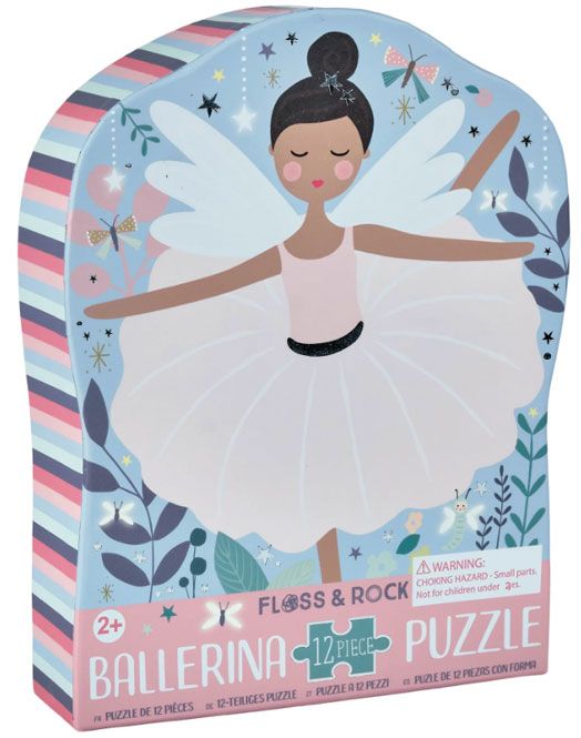 Пъзел Floss & Rock, Enchanted - Балерина, 12 части