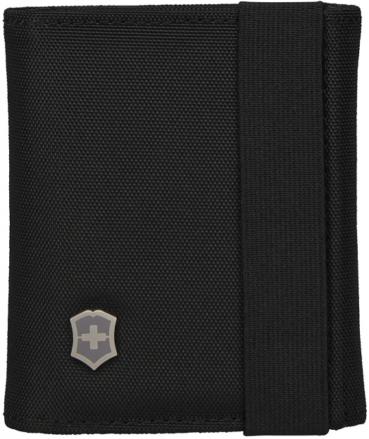 Портфейл Victorinox Tri-Fold RFID, черен
