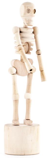 Дървен скелет с еластични стави Kikkerland