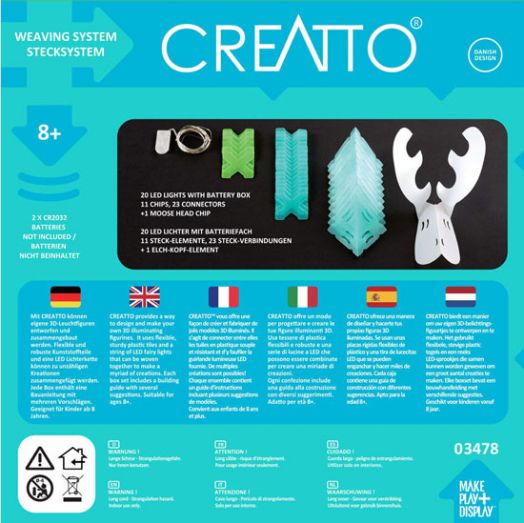 Направи сам 3D LED фигурки 4 в 1 Creatto - Лос