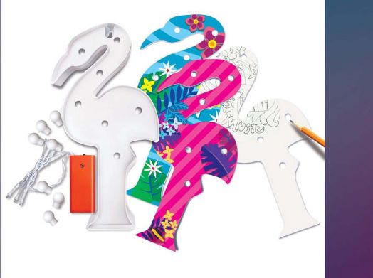 Творчески комплект 4M - Направи сам лампа фламинго