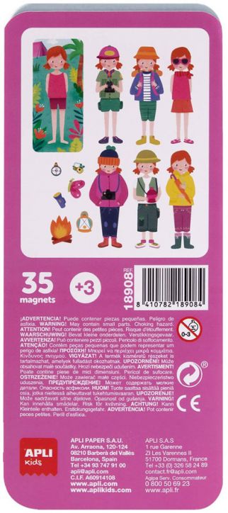 Детска магнитна игра Apli Kids - Тропик