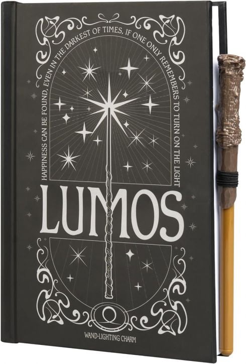 Тефтер със светлина Grupo Erik - Harry Potter Lumos Maxima