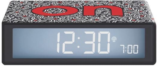 Смарт часовник с аларма Lexon x Keith Haring, Flip+ Black Love