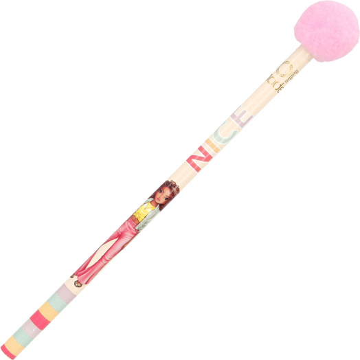 Графитен молив с помпон Top Model, асортимент