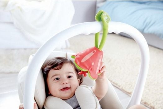 Бебешка играчка Hape - Мека кукличка цветче