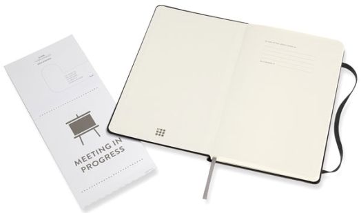 Черен тефтер Moleskine Pro Collection Large Black с твърди корици