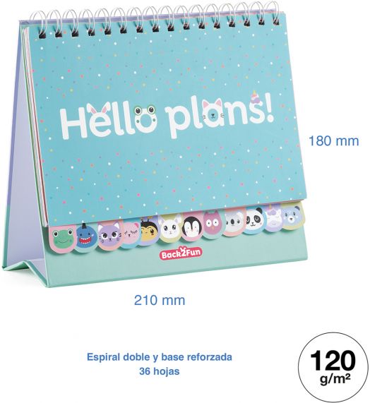 Настолен седмичен планер Miquelrius Back2Fun