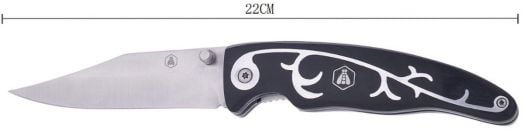 Сгъваем нож Laguiole Foldable Hunting Knife Black Pakkawood