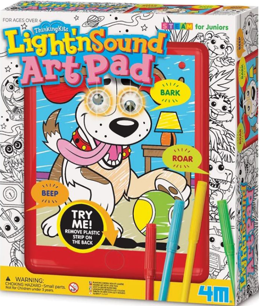 Творчески комплект 4M - Подложка за рисуване със звук и светлина