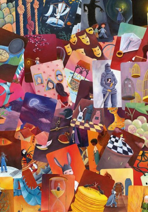 Пъзел Dixit: Червена бъркотия, 1000 части