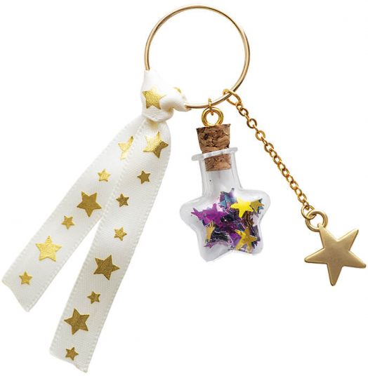 Творчески комплект Janod - 4 бижута с флаконче вълшебен прашец