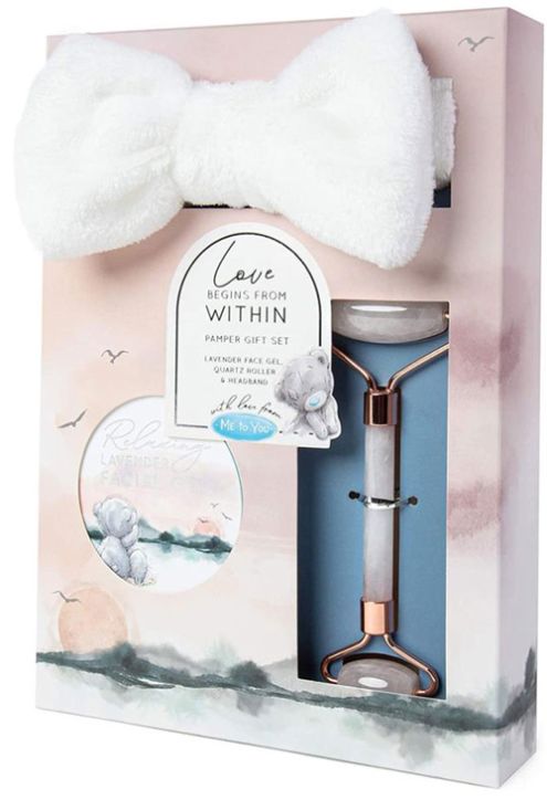 Комплект Me To You - Лента за глава, кварцов ролер, гел за лице