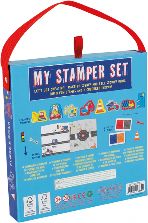 Творчески комплект с печати Floss & Rock - Construction