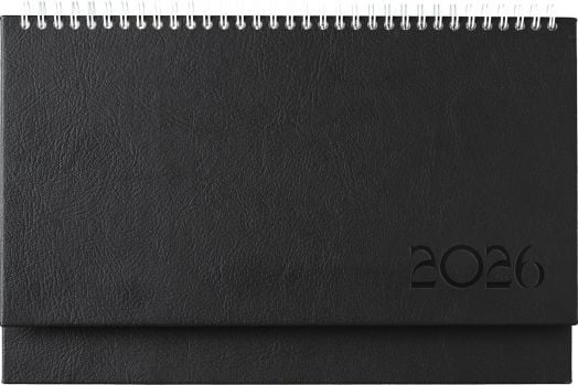 Черен настолен календар за бюро Казбек 2026