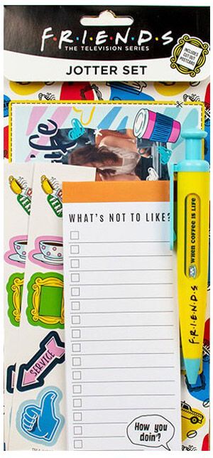 Пад за бележки с химикалка Friends