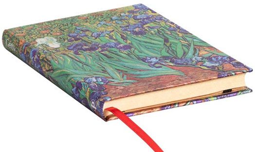 Тефтер Paperblanks - Van Gogh's Irises Midi, 13 х 18 см.