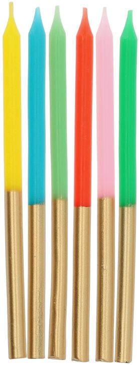 Свещички Folat - Retro Metallic, 24 бр.