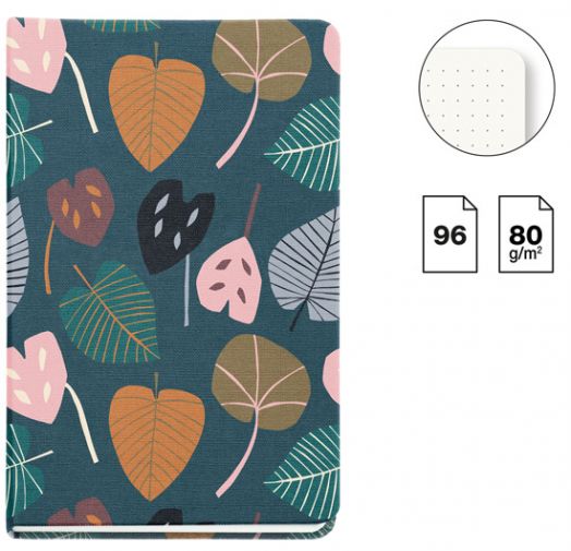 Джобен тефтер Miquelrius Autumn Leaves Green