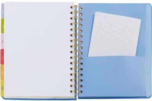 Седмичен тефтер - органайзер Miquelrius Happy Flowers от септември 2025 до август 2026 г.