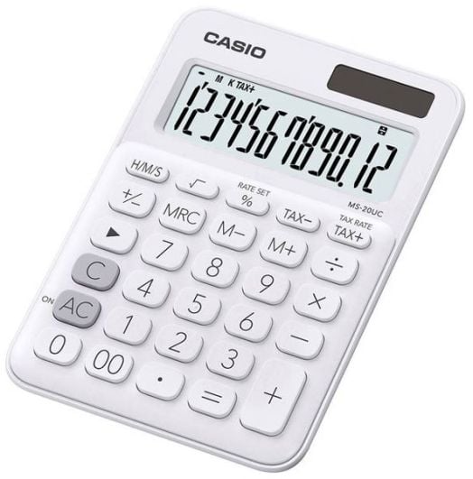 Калкулатор Casio MS-20UC, White