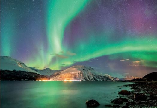 Пъзел Educa: Северно сияние, 1000 части