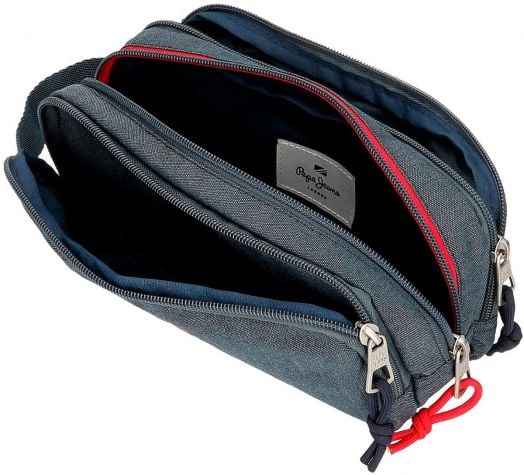 Несесер Pepe Jeans Kay с три отделения и ръкохватка