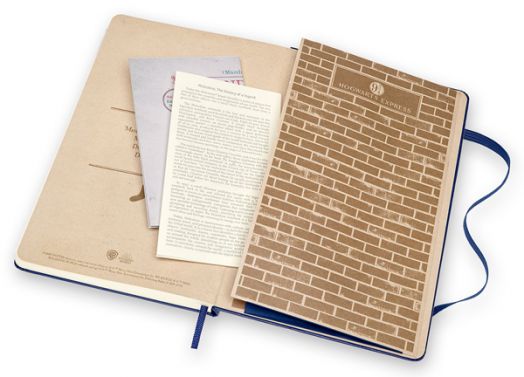 Класически тефтер Moleskine Limited Editions Harry Potter Flying Car с твърди корици и линирани страници