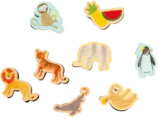 Детска игра с магнити и оцветяване Floss & Rock - Jungle