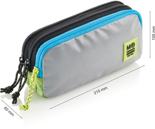 Несесер Miquelrius Rider Green с три отделения, овален