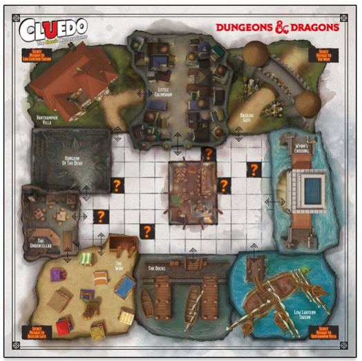 Настолна игра Cluedo: Dungeons & Dragons