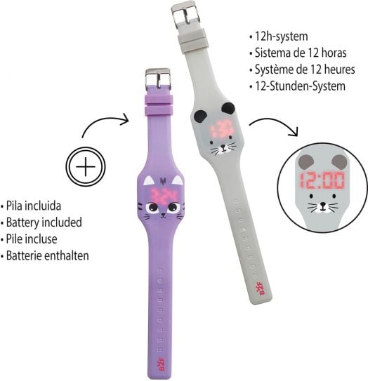 Силиконов часовник Miquelrius Back2Fun - Мишка