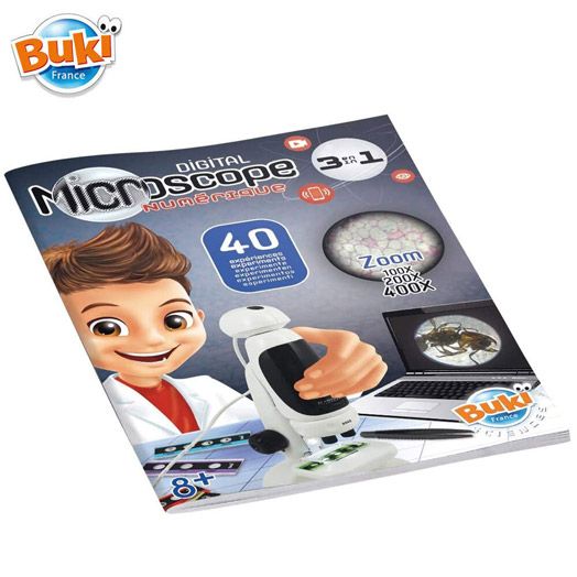 Микроскоп с аксесоари Buki - Дигитален микроскоп 3 в 1