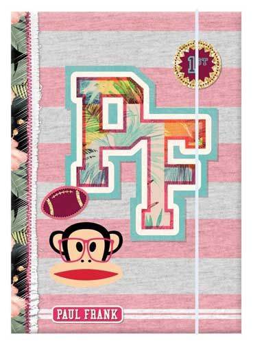 Папка Paul Frank с ластик, за момичета