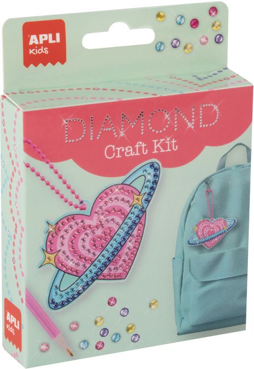 Креативен комплект Apli Kids - Направи си сам ключодържател сърце