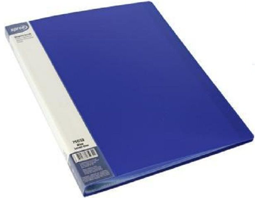 Папка Spree Stripes с 40 джоба А4, синя