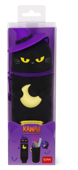 2-в-1 силиконов несесер Legami Kawaii - Kitty Witch