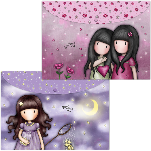 Комплект папки с копче Gorjuss - Catch A Falling Star and You Can Have Mine