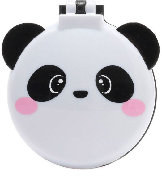 Четка за коса с огледало Legami - Panda