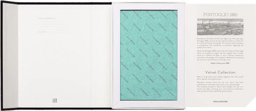 Тефтер Moleskine Velvet Green в кутия