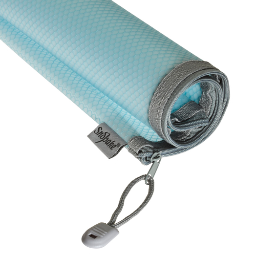 Папка с цип Snopake Mesh Zippa Bag B4, пастелно синя