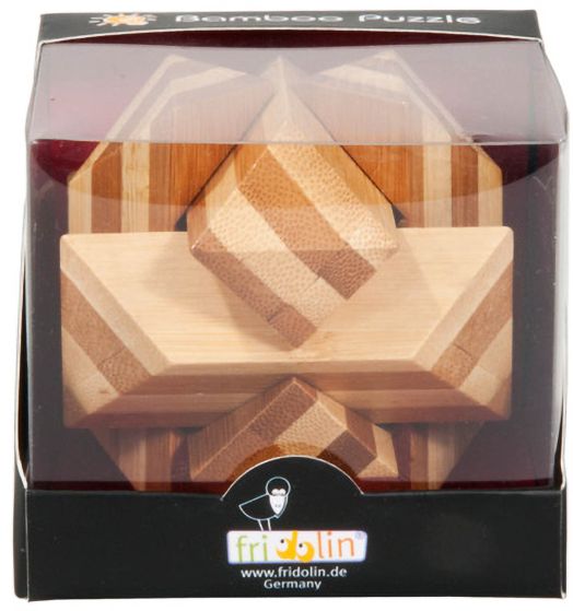 3D пъзел от бамбук - Възел, кафяв цвят