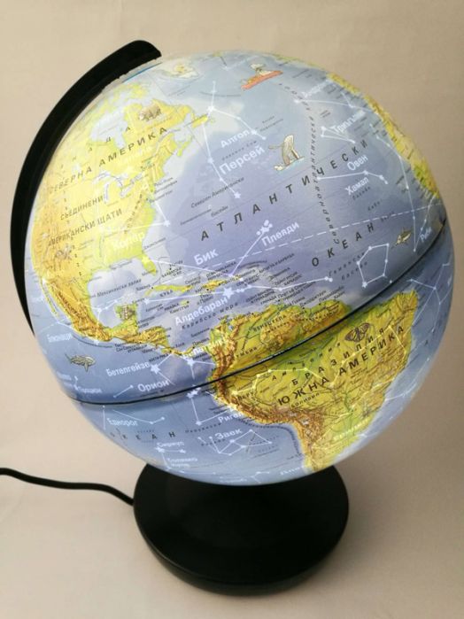 Светещ глобус Kosmos: Ден и нощ