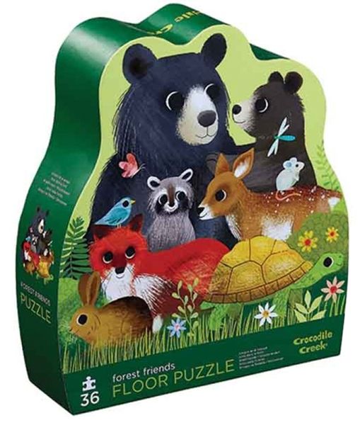 Детски пъзел Crocodile Creek Forest Friends - Горски приятели, 36 части