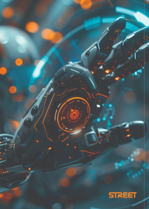 Тетрадка Street AI А4, 60 листа с широки редове