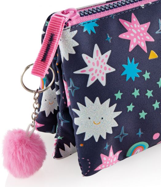 Несесер Miquelrius Twinkle с три отделения, правоъгълен