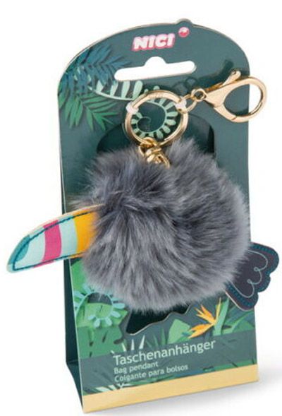 Висулка за чанта Nici - Тукан, помпон