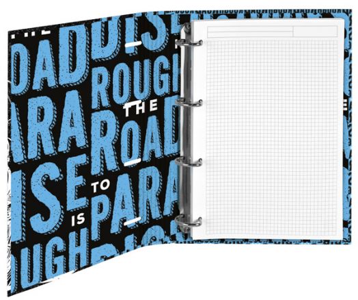 Папка Busquets Route 66 2022 със 120 листа, 4 ринга и ластик