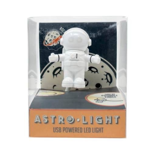 Нощна лампичка с LED осветление за лаптоп, Светещ астронавт