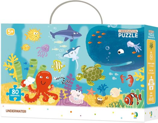 Пъзел за наблюдателност Dodo - Морско дъно, 80 части